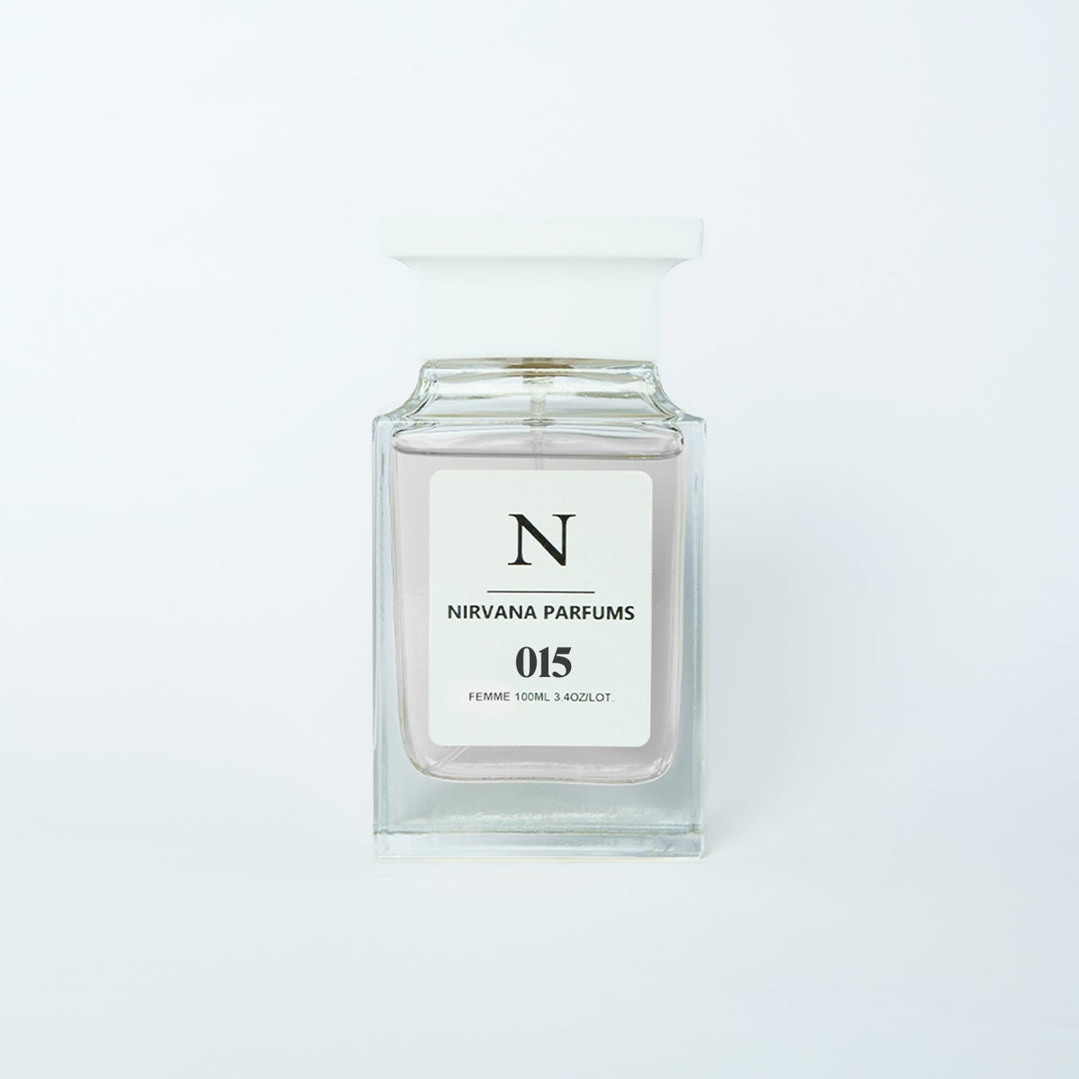 Frasco de N 015 Rosa Etérea, perfume floral de 100 ml