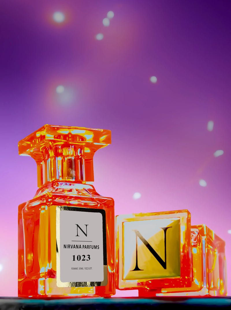 NIRVANA GOLD LINE 1023 recuerda a Bianco Latte. Unisex. Frasco Pack 30 ml www.nirvanaparfums.es
